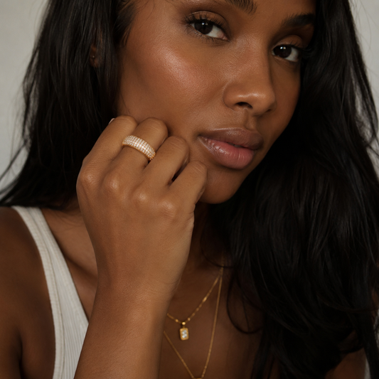 Travis Dome Pavé Ring