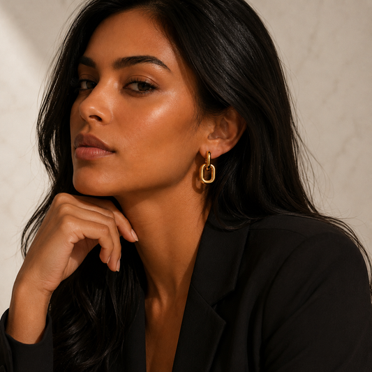 Isla Double Hoops