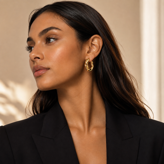 Solea Twisted Hoops