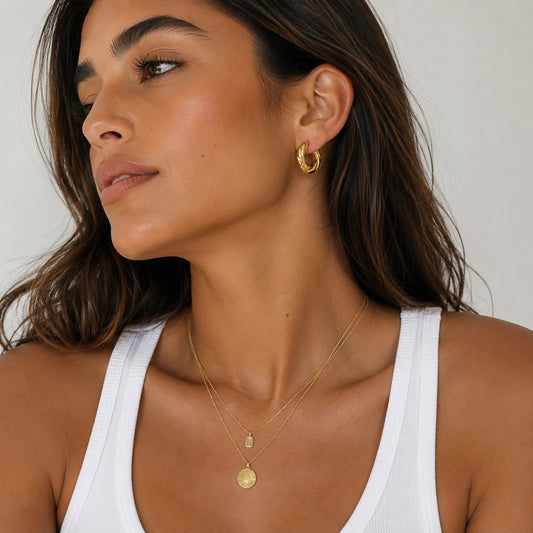 Harvey Twisted Hoops