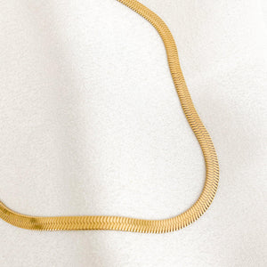 Herringbone Chain Necklace - Dos Nueve Studio