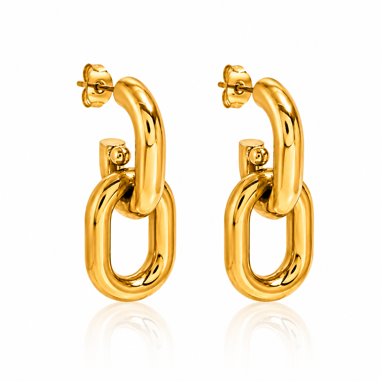 Isla Double Hoops