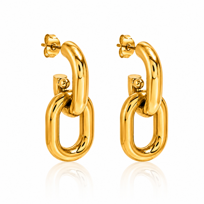 Isla Double Hoops