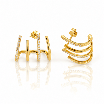 Gold Claw Studs