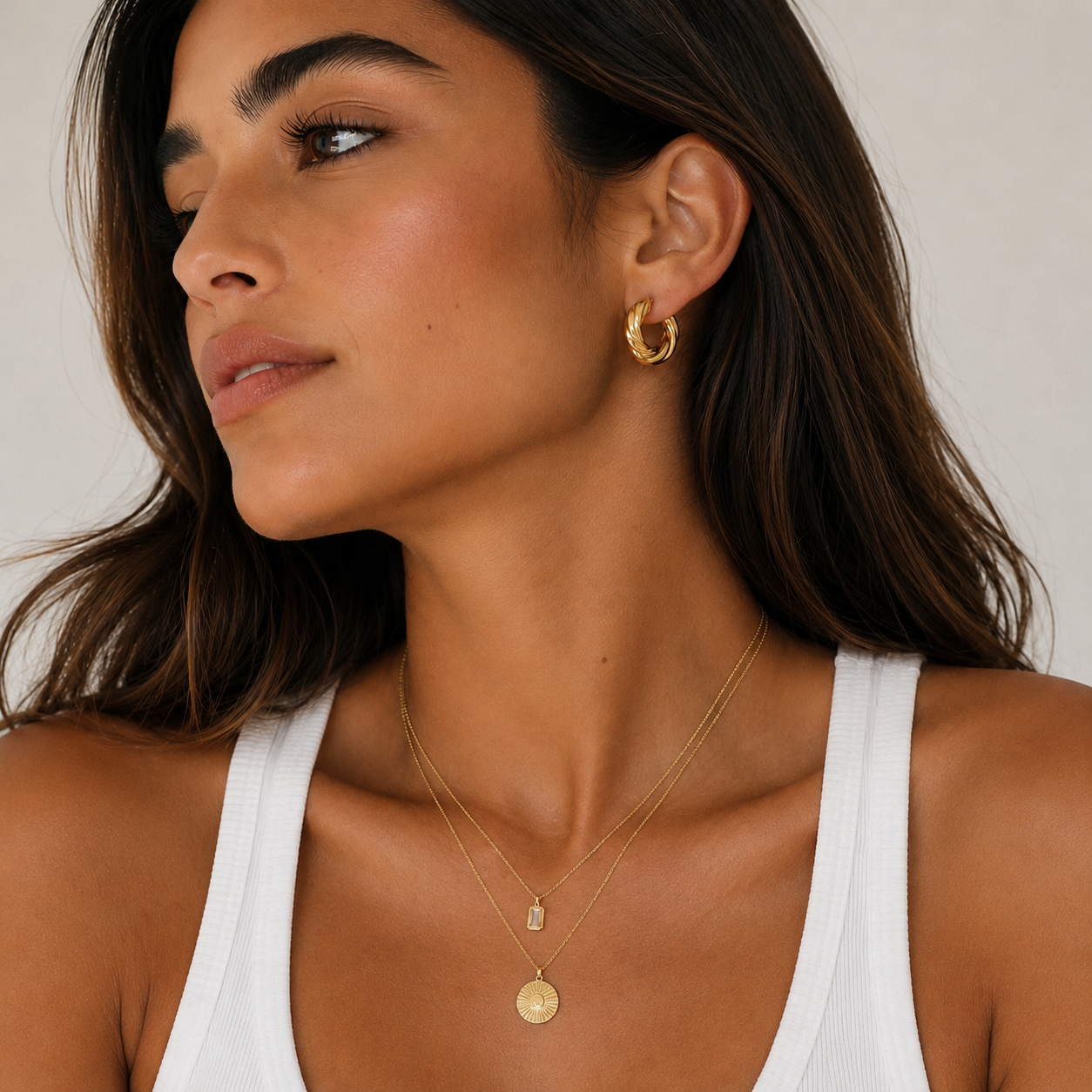 Harvey Twisted Hoops