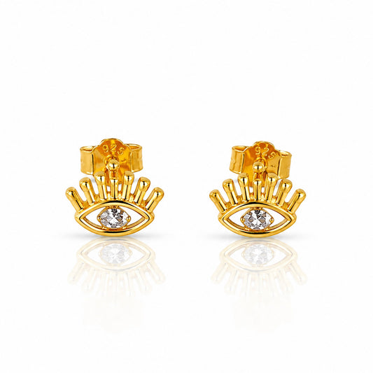 Tiny Evil Eye Studs