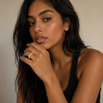 Gold Mine Baguette Ring