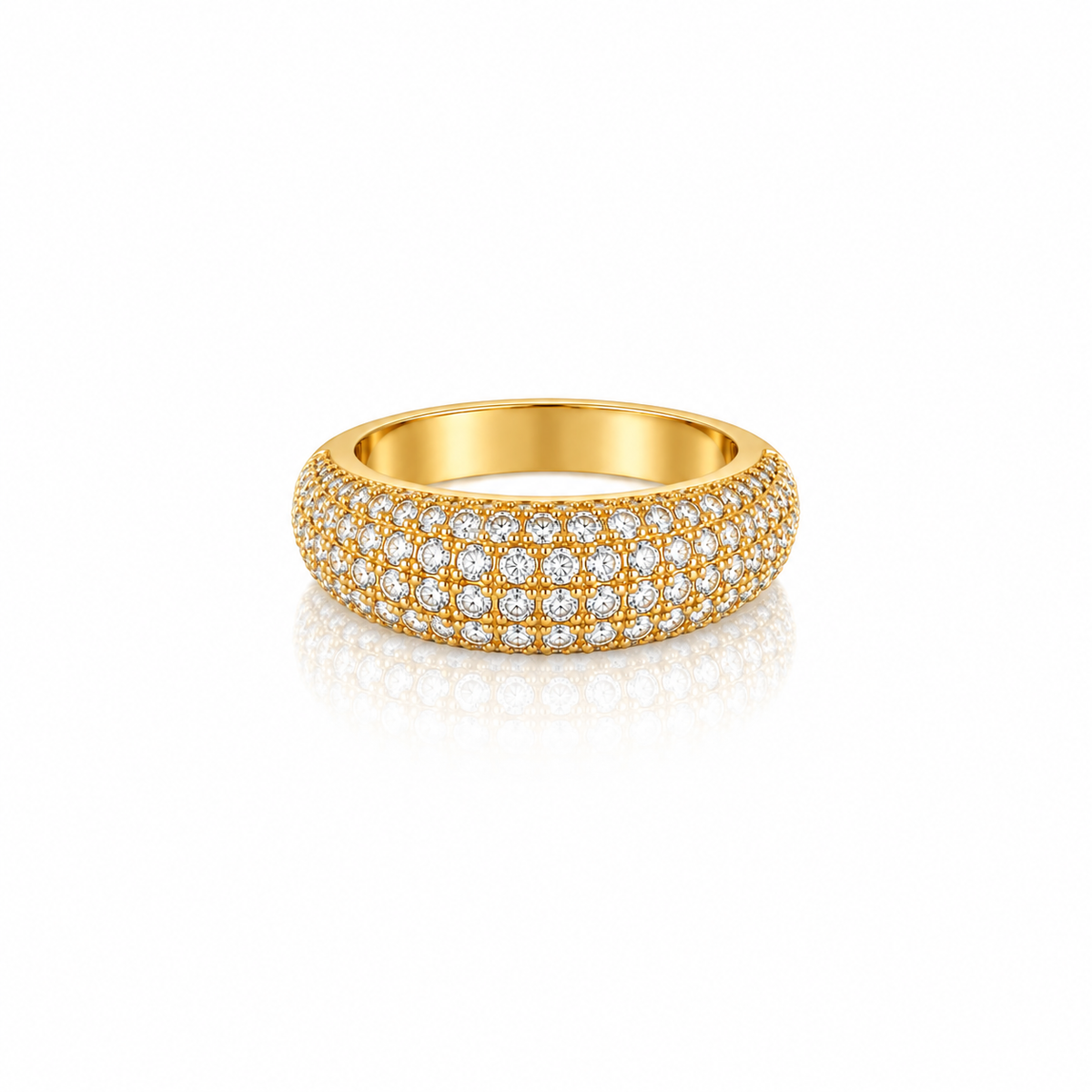 Travis Dome Pavé Ring