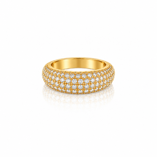 Travis Dome Pavé Ring