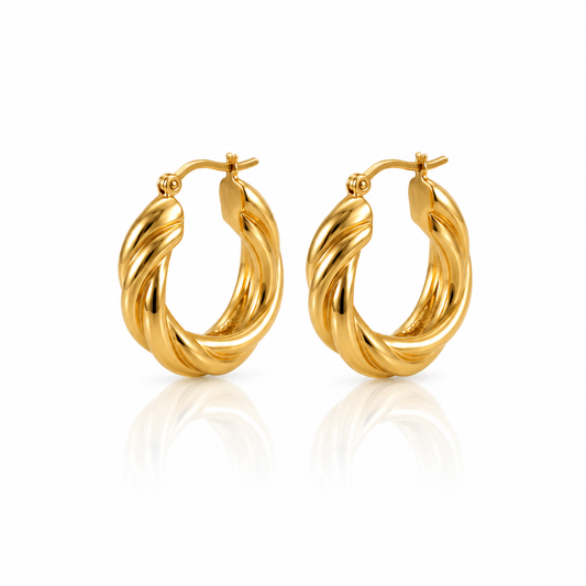 Solea Twisted Hoops