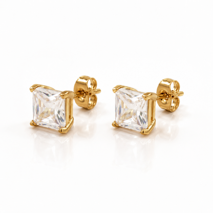 Cubic Zirconia Stud Earrings