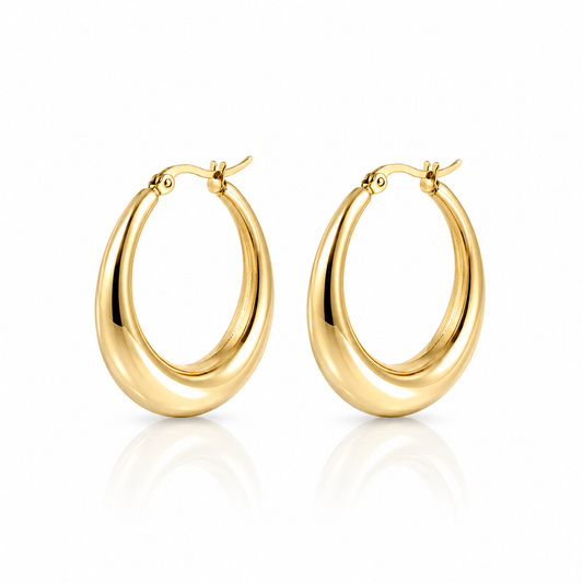 Siena Gold Hoop Earrings