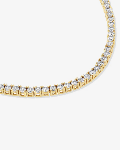 Tennis Gold Necklace