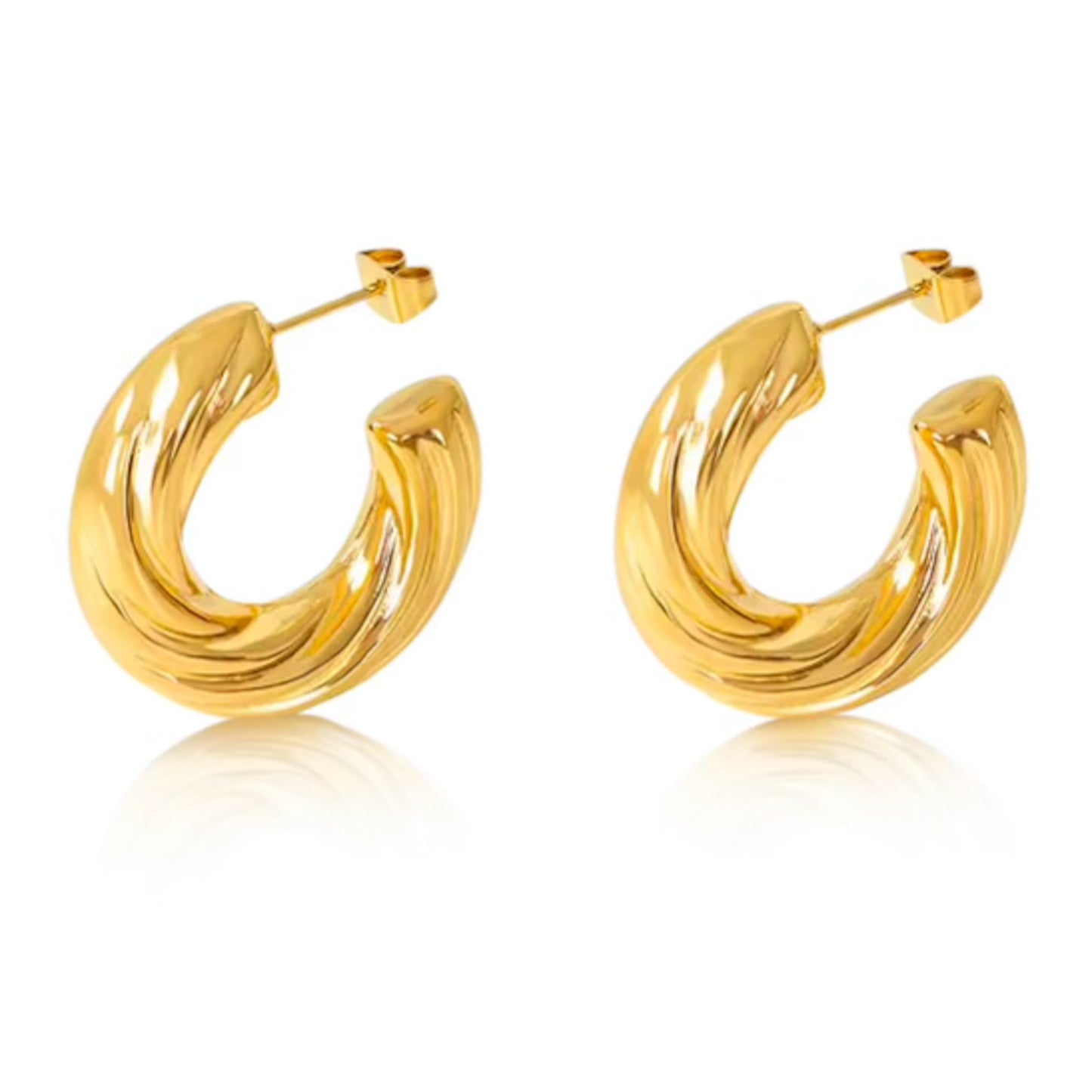 Harvey Twisted Hoops