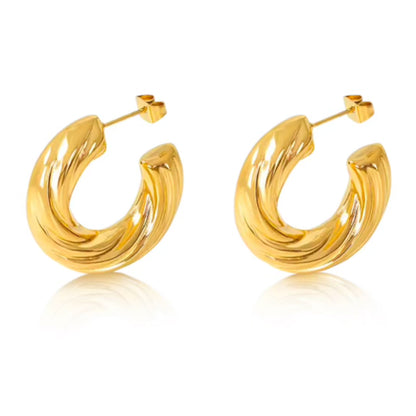 Harvey Twisted Hoops