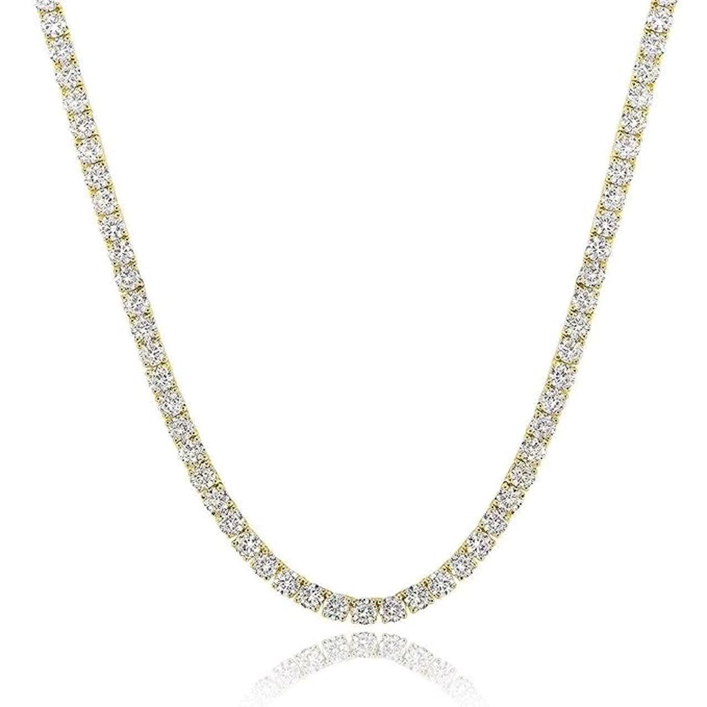 Tennis Gold Necklace