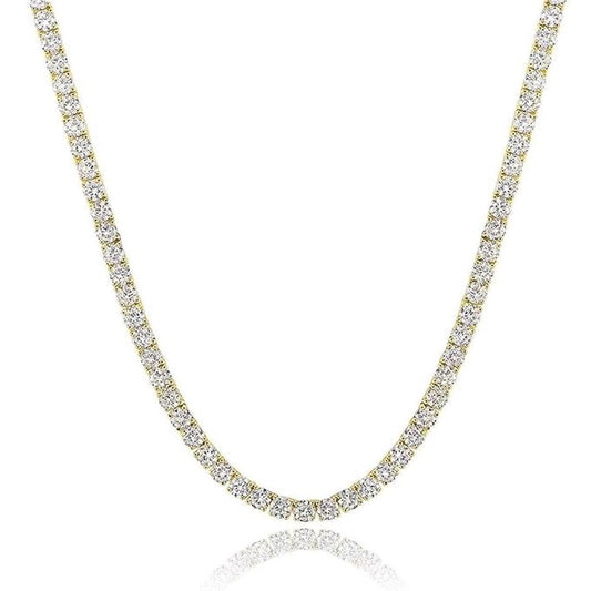 Tennis Gold Necklace