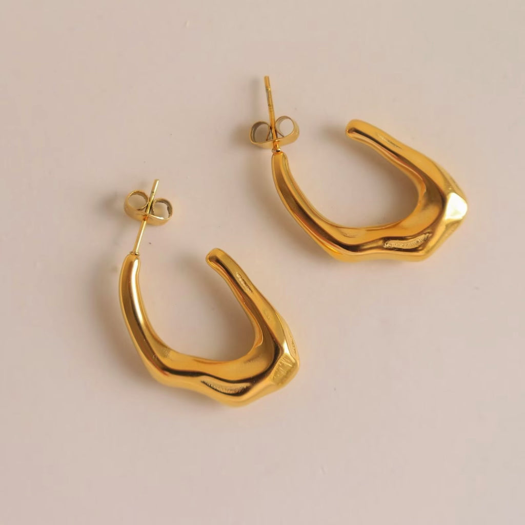 Sage Hoop Earrings