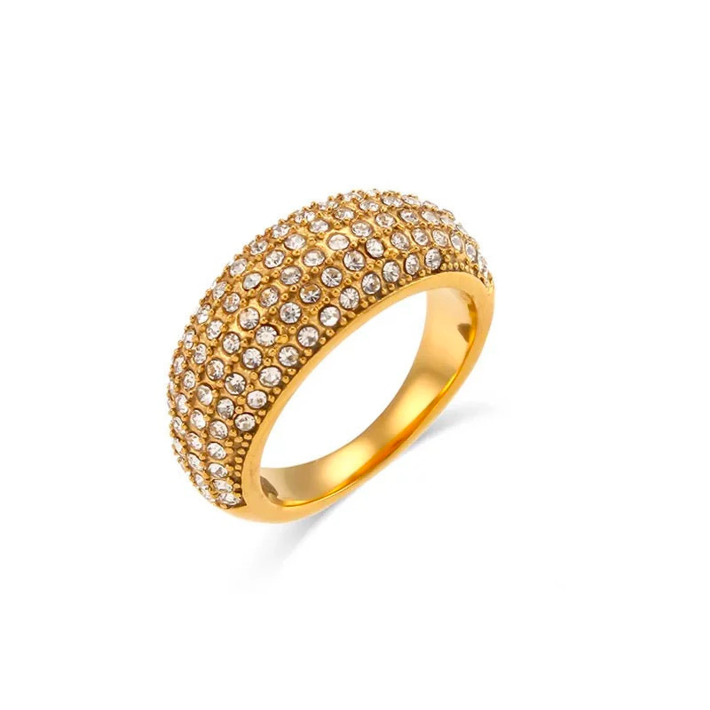 Travis Dome Pavé Ring