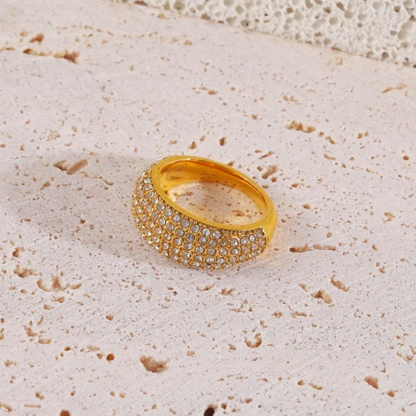 Travis Dome Pavé Ring