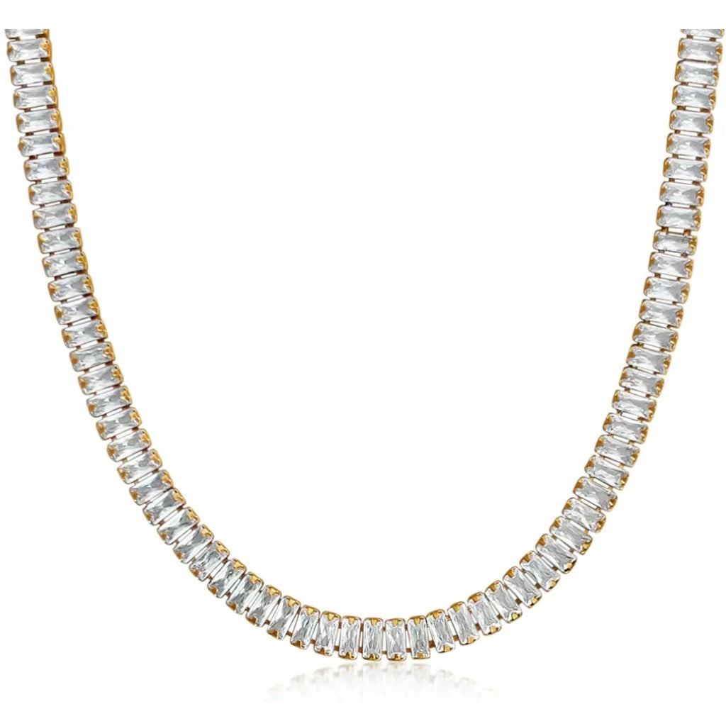 Baguette Choker Necklace