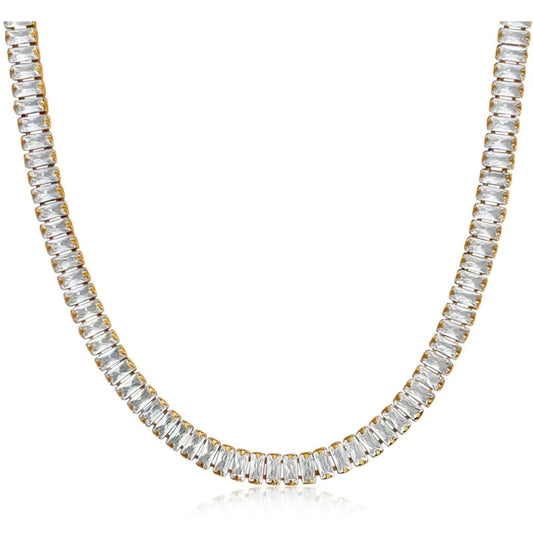 Baguette Choker Necklace