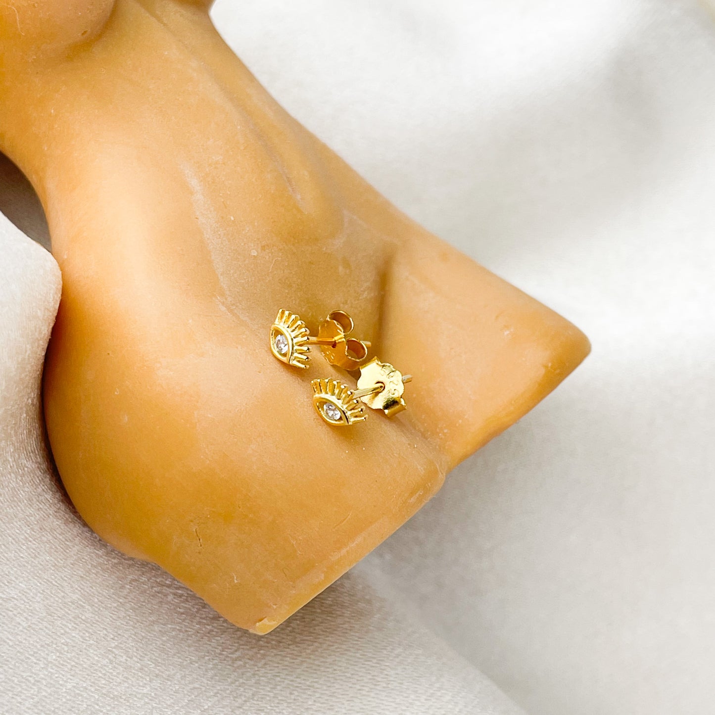 Tiny Evil Eye Studs