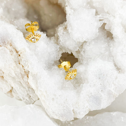 Tiny Evil Eye Studs